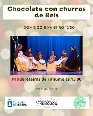 Fechas, información, programa, cartel, imágenes, mapa y ubicación de Chocolate con Churros de Reis  en  Ribeira