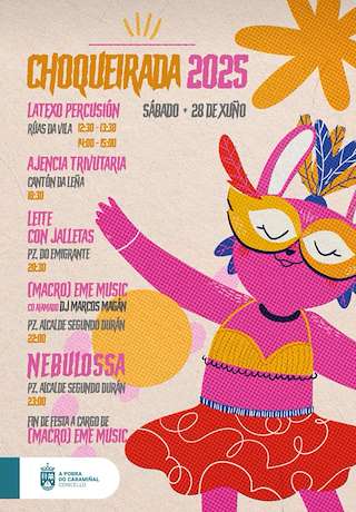 Fechas, información, programa, cartel, imágenes, mapa y ubicación de Choqueirada de Verán  en  A Pobra do Caramiñal