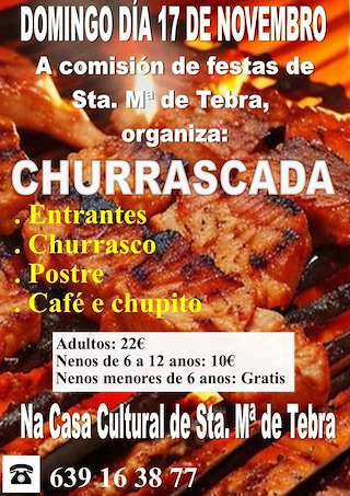 Churrascada de Tebra  en Tomiño