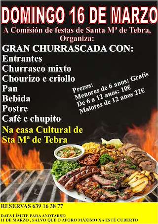 Churrascada de Tebra en Tomiño