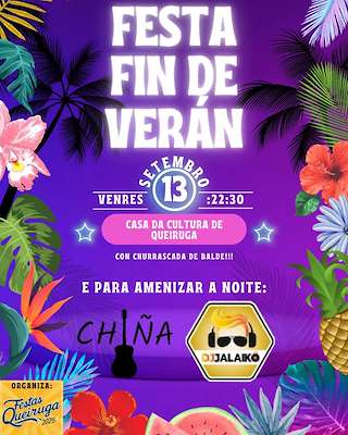 Festa Fin de Verán de Queiruga (2026) en O Porto do Son