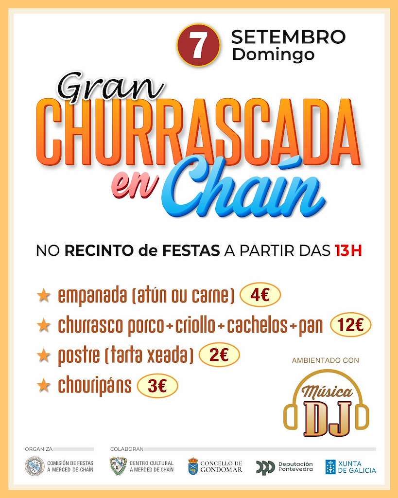 Churrascada de Chaín en Gondomar
