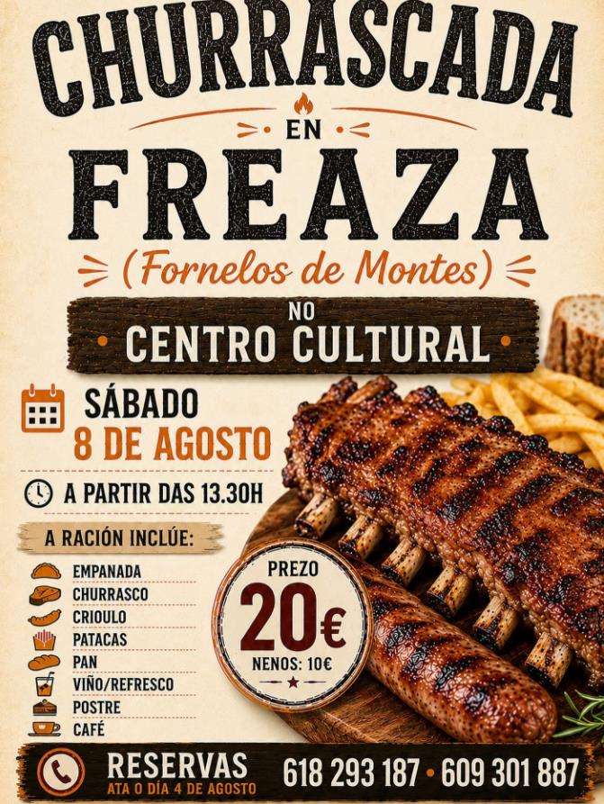 Churrascada de Freaza (2026) en Fornelos de Montes