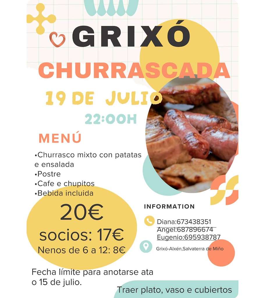 Churrascada de Grixó (2025) en Salvaterra do Miño