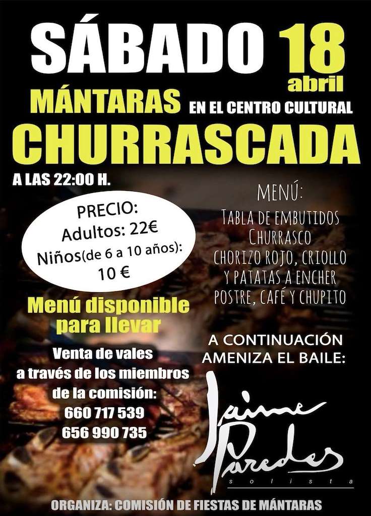 Churrascada de Mántaras (2026) en Irixoa