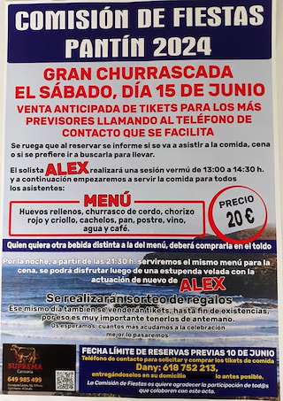 Fechas, información, programa, cartel, imágenes, mapa y ubicación de Churrascada de Pantín  en  Valdoviño