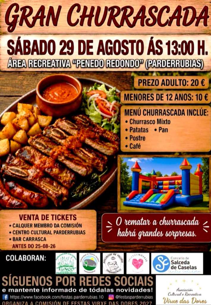 Churrascada de Parderrubias (2026) en Salceda de Caselas
