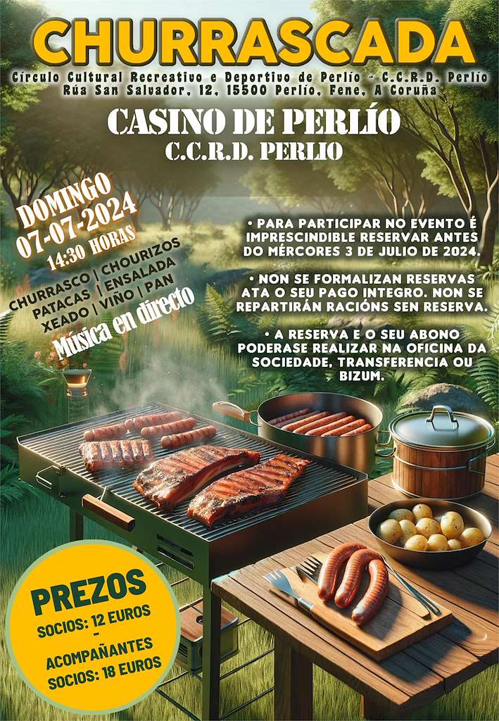 Churrascada de Perlío en Fene