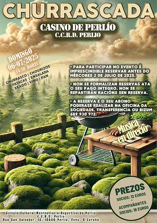 Fechas, información, programa, cartel, imágenes, mapa y ubicación de Churrascada de Perlío  en  Fene