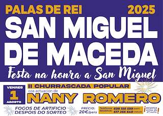 Fechas, información, programa, cartel, imágenes, mapa y ubicación de Churrascada de San Miguel de Maceda  en  Palas de Rei