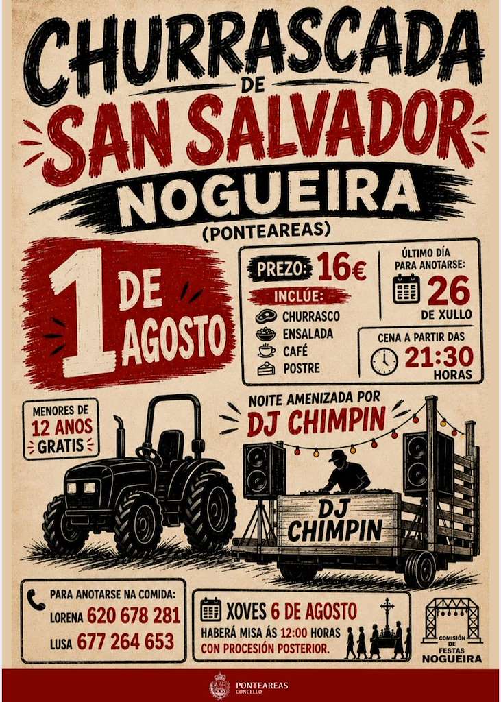 Churrascada de San Salvador de Nogueira (2026) en Ponteareas