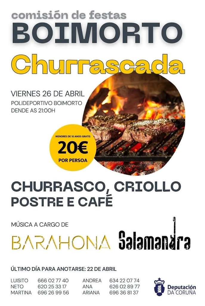 Churrascada Popular (2024) en Boimorto
