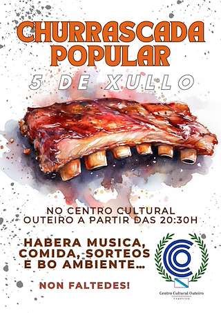 Fechas, información, programa, cartel, imágenes, mapa y ubicación de Churrascada Popular de Outeiro  en  Ares
