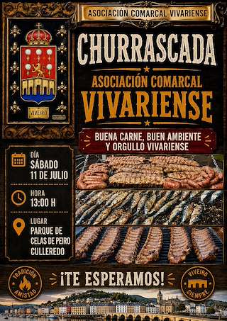 Fechas, información, programa, cartel, imágenes, mapa y ubicación de Churrascada Vivariense (2026)  en  Culleredo