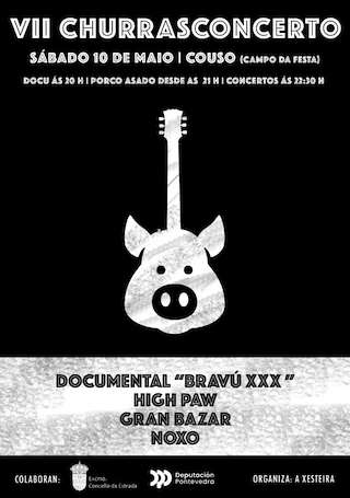 Fechas, información, programa, cartel, imágenes, mapa y ubicación de VII Churrasconcerto  en  A Estrada