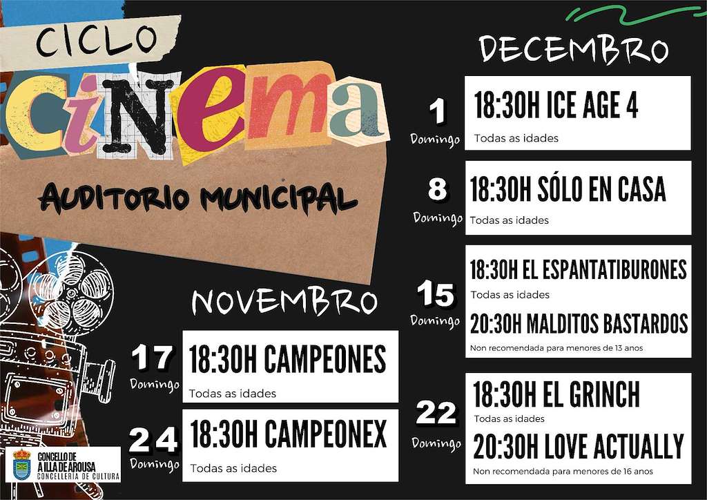 Ciclo Cinema en Illa de Arousa