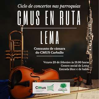 Fechas, información, programa, cartel, imágenes, mapa y ubicación de Ciclo Concertos nas Parroquias Cmus en Ruta  en  Carballo