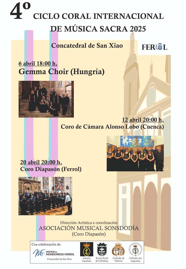 IV Ciclo Coral de Música Sacra (2025) en Ferrol