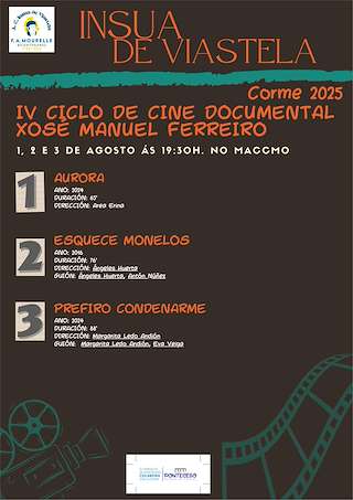 Fechas, información, programa, cartel, imágenes, mapa y ubicación de IV Ciclo de Cine Documental X. Manuel Ferreiro  en  Ponteceso