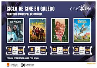 Fechas, información, programa, cartel, imágenes, mapa y ubicación de Ciclo de Cine en Galego (2025) en Catoira