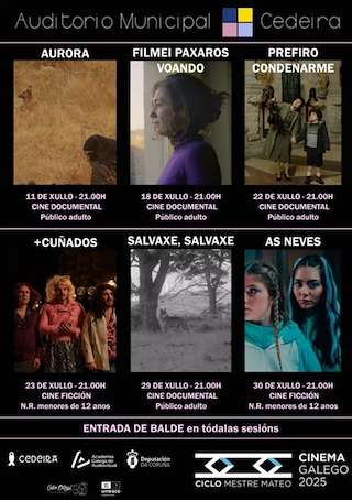Fechas, información, programa, cartel, imágenes, mapa y ubicación de Ciclo de Cine Galego Mestre Mateo  en  Cedeira
