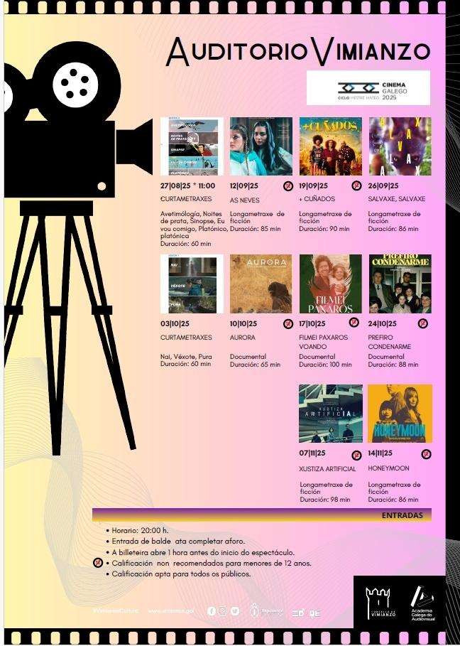Ciclo de Cine Mestre Mateo (2025) en Vimianzo