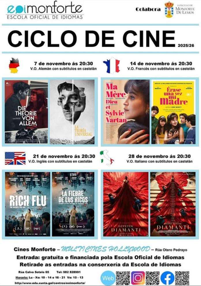 Ciclo de Cine en Monforte de Lemos