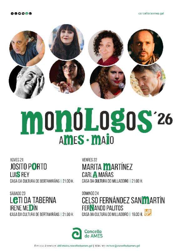 III Ciclo de Monólogos  (2026) en Ames