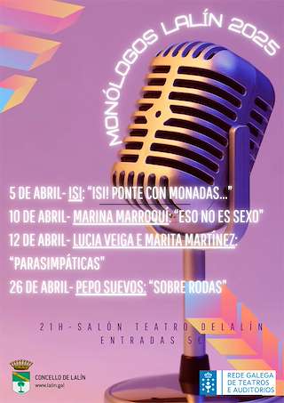 Fechas, información, programa, cartel, imágenes, mapa y ubicación de Ciclo de Monólogos  en  Lalín