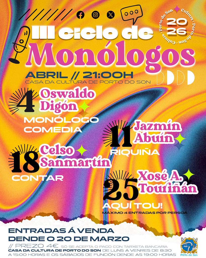 Ciclo de Monólogos en O Porto do Son