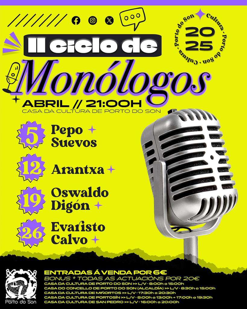 Ciclo de Monólogos en Porto do Son