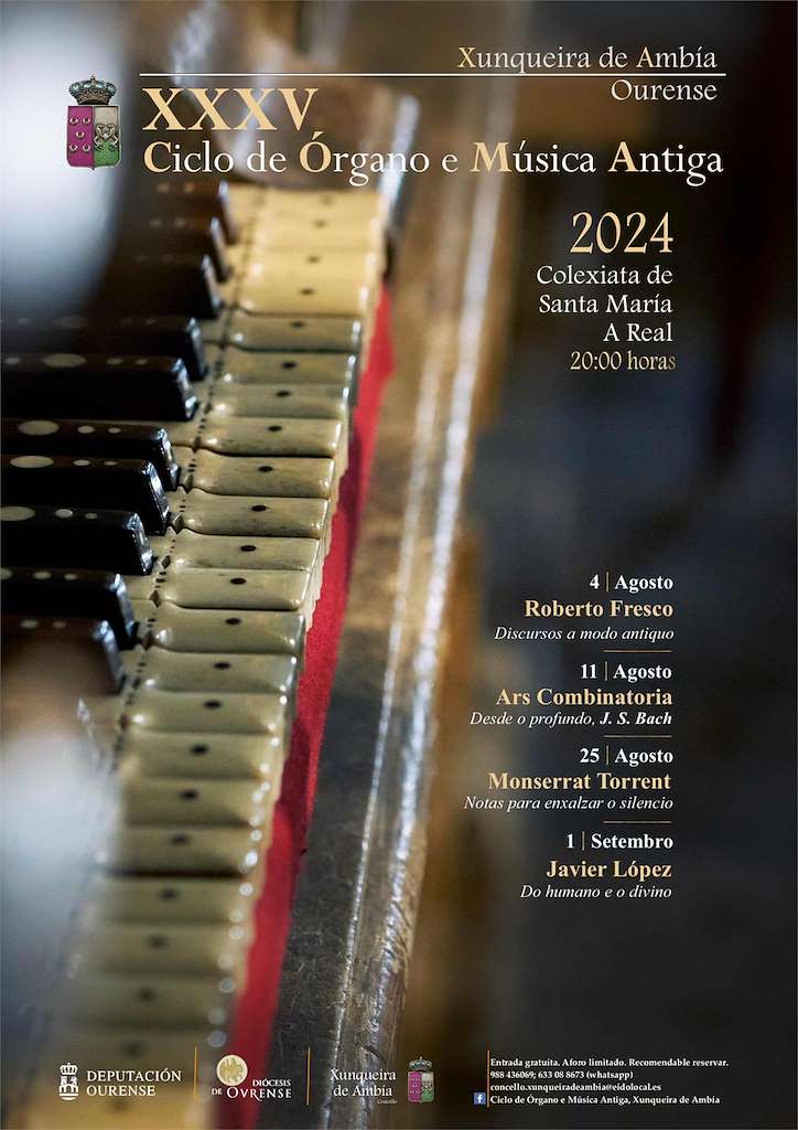 XXXV Ciclo de Órgano y Música Antigua en Xunqueira de Ambía