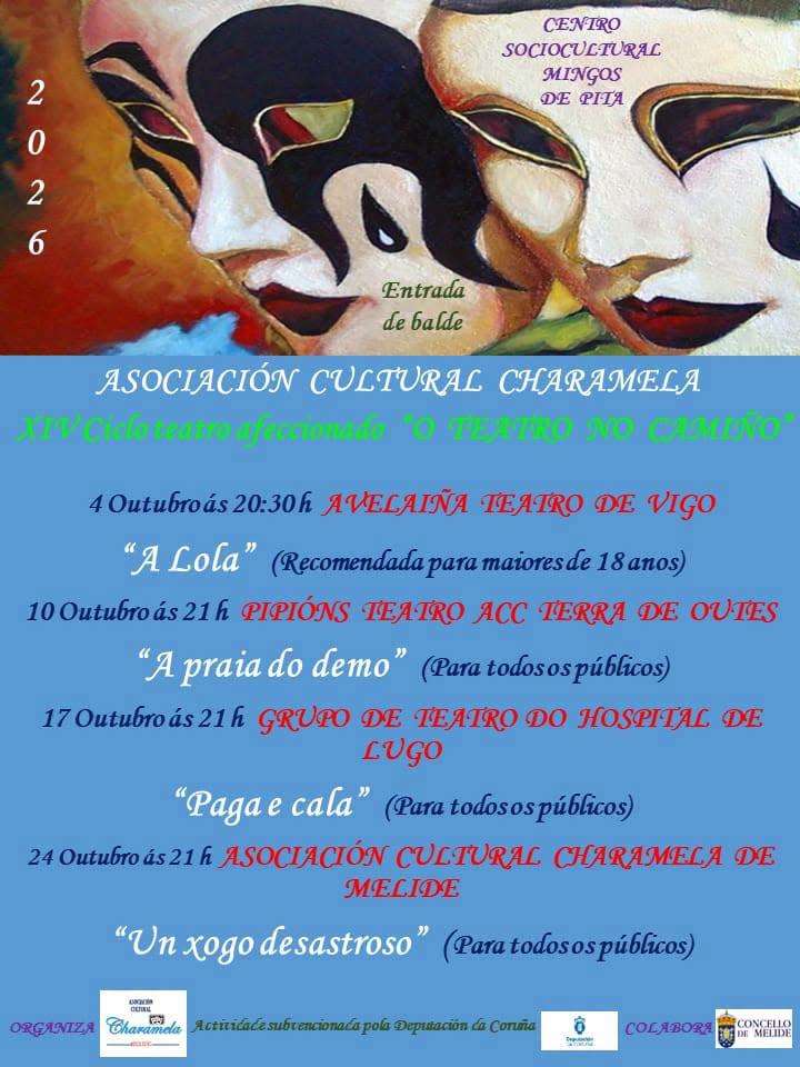 XIV Ciclo de Teatro Afeccionado O Teatro No Camiño  (2026) en Melide
