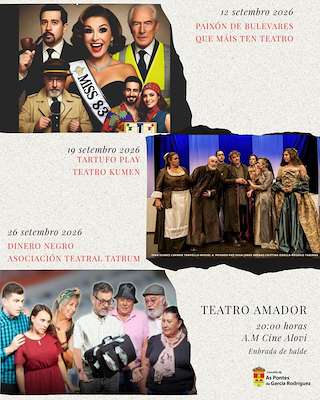 Fechas, información, programa, cartel, imágenes, mapa y ubicación de Ciclo de Teatro Amador (2026)  en  As Pontes de García Rodríguez