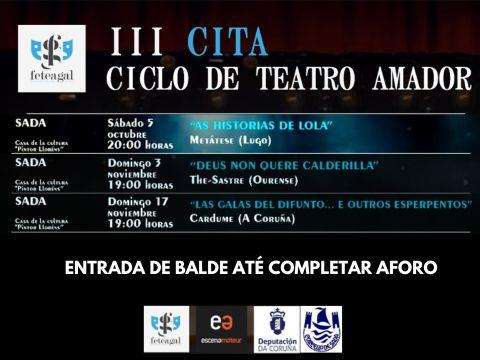 III Ciclo de Teatro Amador en Sada