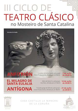 Fechas, información, programa, cartel, imágenes, mapa y ubicación de III Ciclo de Teatro Clásico  en  Ares