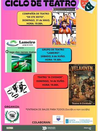 Fechas, información, programa, cartel, imágenes, mapa y ubicación de Ciclo de Teatro de Torneiros (2026)  en  O Porriño