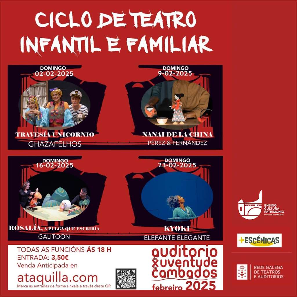 Ciclo de Teatro Infantil e Familiar  en Cambados