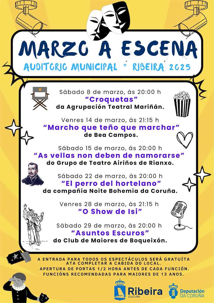 Ciclo de Teatro Marzo á Escena en Ribeira