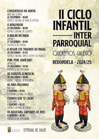 Fechas, información, programa, cartel, imágenes, mapa y ubicación de II Ciclo Infantil Interparroquial - Queremos Galego  en  Redondela