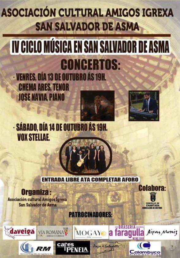IV Ciclo Música en San Salvador de Asma en Chantada