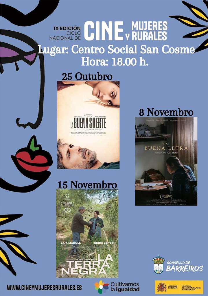 IX Ciclo Nacional de Cine y Mujeres Rurales (2026) en Barreiros