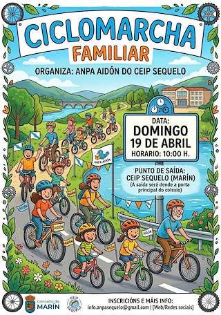 Fechas, información, programa, cartel, imágenes, mapa y ubicación de Ciclomarcha Familiar (2026)  en  Marín