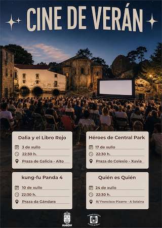 Fechas, información, programa, cartel, imágenes, mapa y ubicación de Cine de Verán (2026)  en  Narón