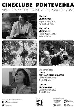 Fechas, información, programa, cartel, imágenes, mapa y ubicación de Cineclub no Teatro Principal  en  Pontevedra