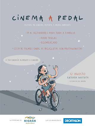Cinema a Pedal en Nigrán