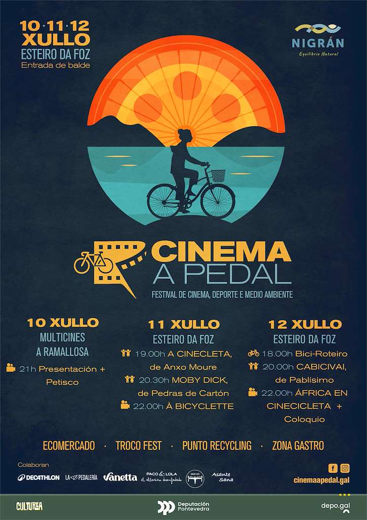 Cinema a Pedal en Nigrán