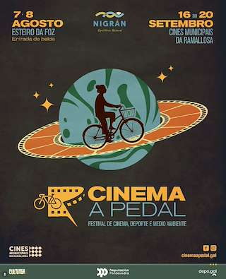 Fechas, información, programa, cartel, imágenes, mapa y ubicación de Cinema a Pedal (2026) en Nigrán