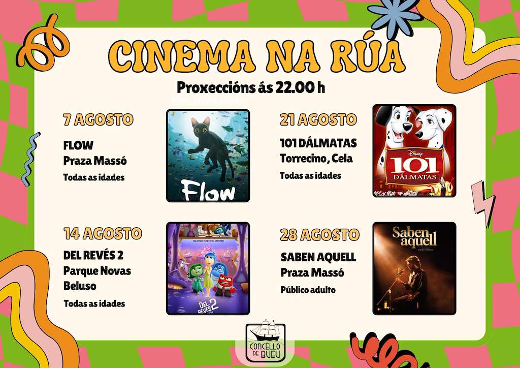 Cinema na Rúa (2025) en Bueu