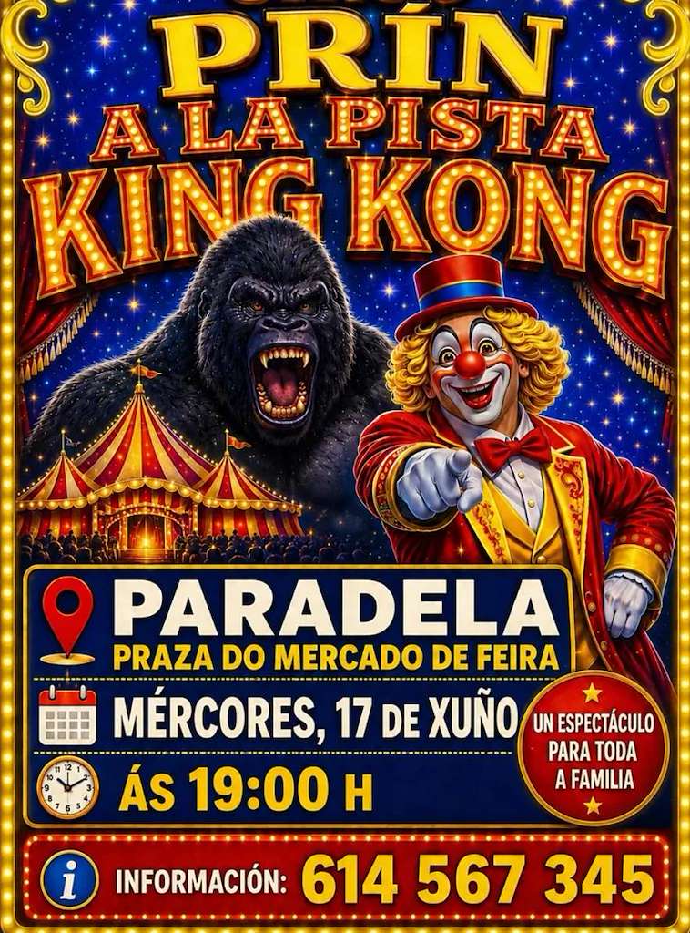 Circo Prin (2026) en Paradela